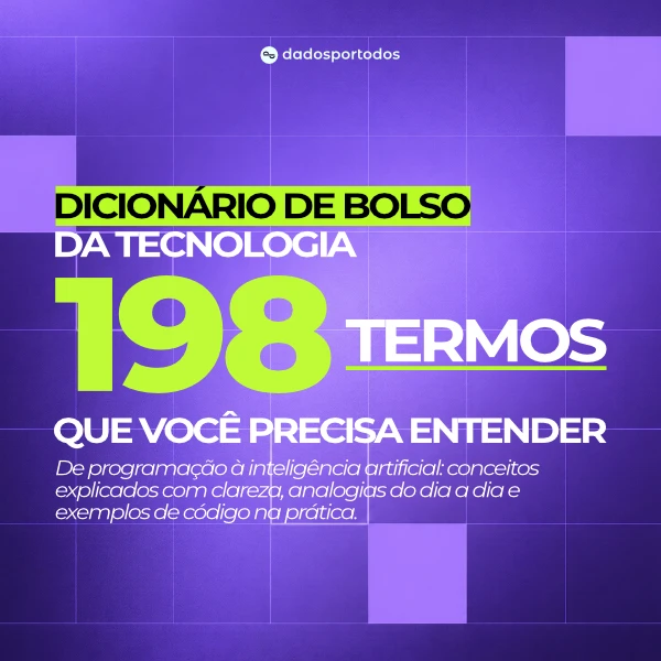 Capa: E-book "198 Termos da Tecnologia"